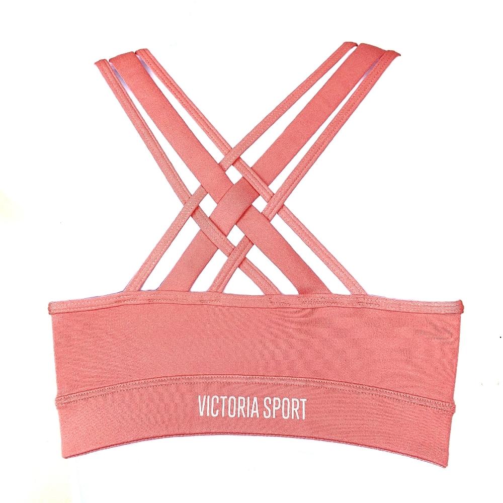 VICTORIA'S SECRET Orange Strappy Back Sports Bra - Picture 2 of 6